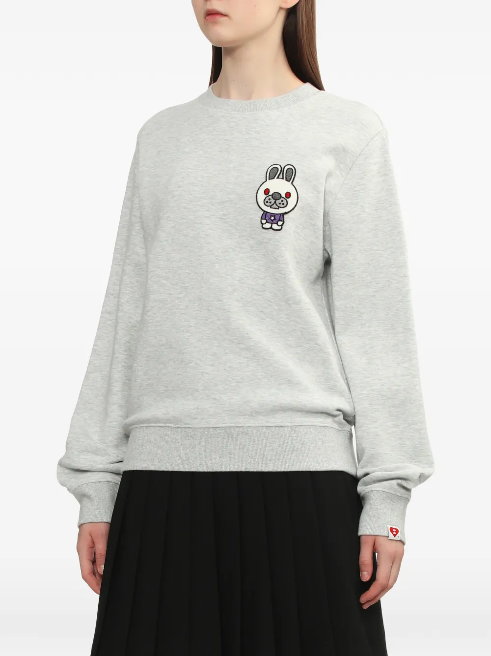  A Bathing Ape® Rabbit Appliqué Sweater - Grey 