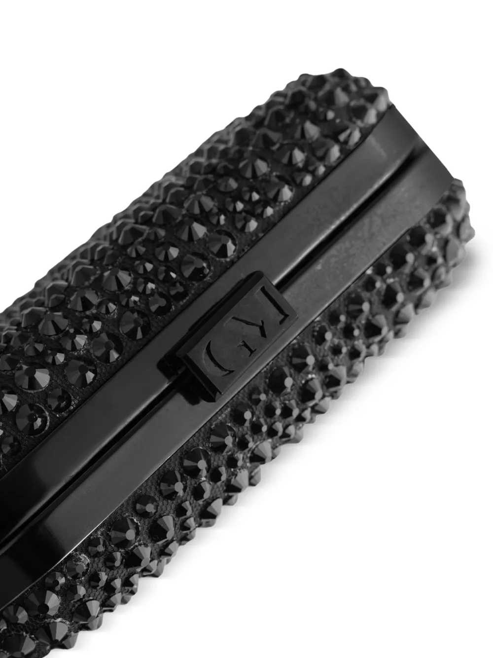 Gemy Maalouf Clutch verfraaid met kristallen Zwart