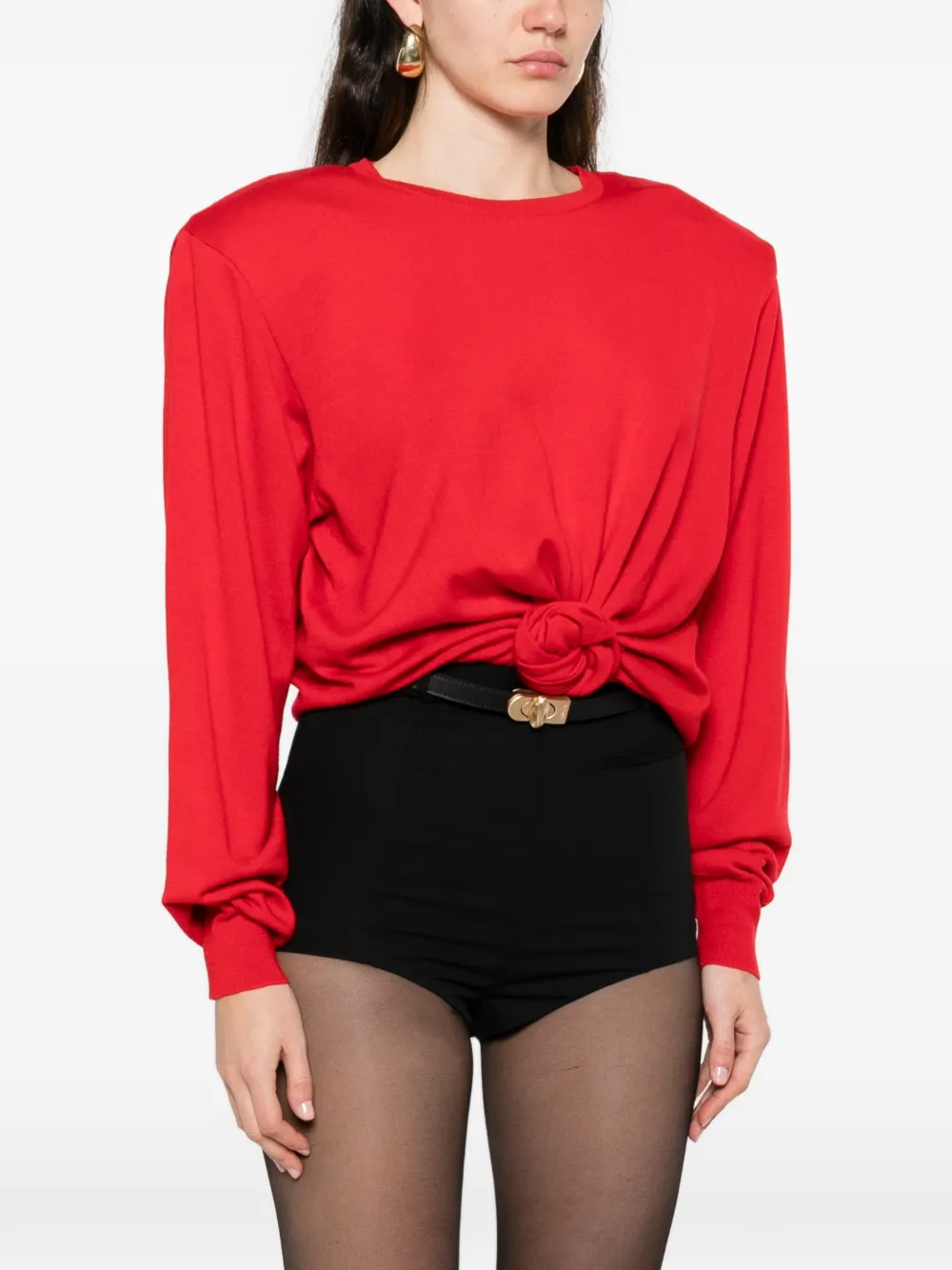  Magda Butrym Wool Sweater - Red 