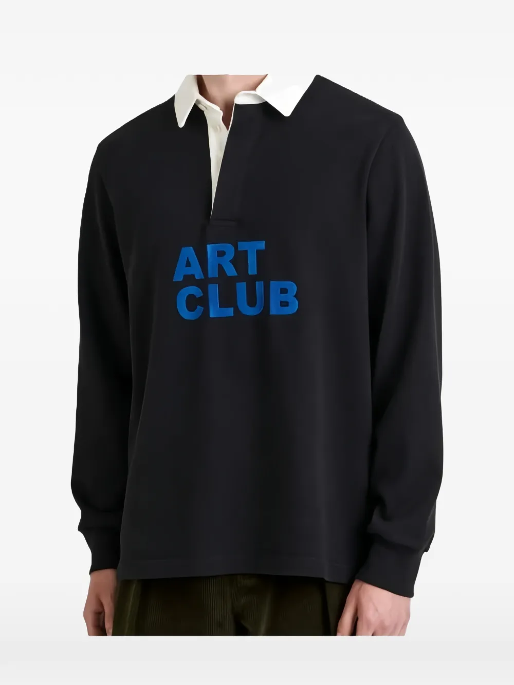 JW Anderson logo-embroidered polo shirt – Black