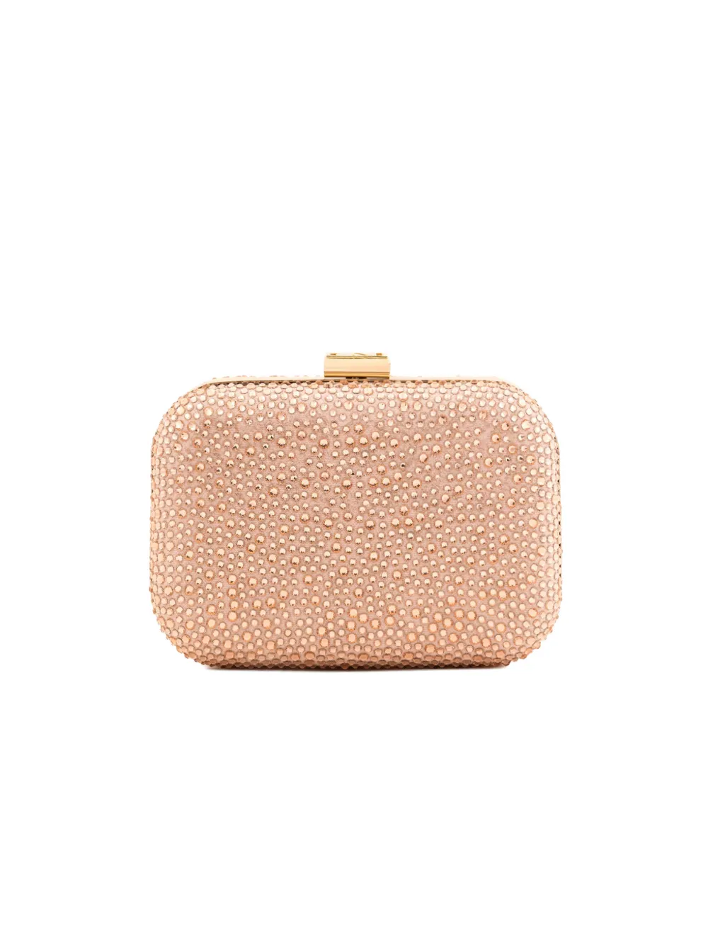 Gemy Maalouf crystal-embellished crepe clutch bag - Rosa