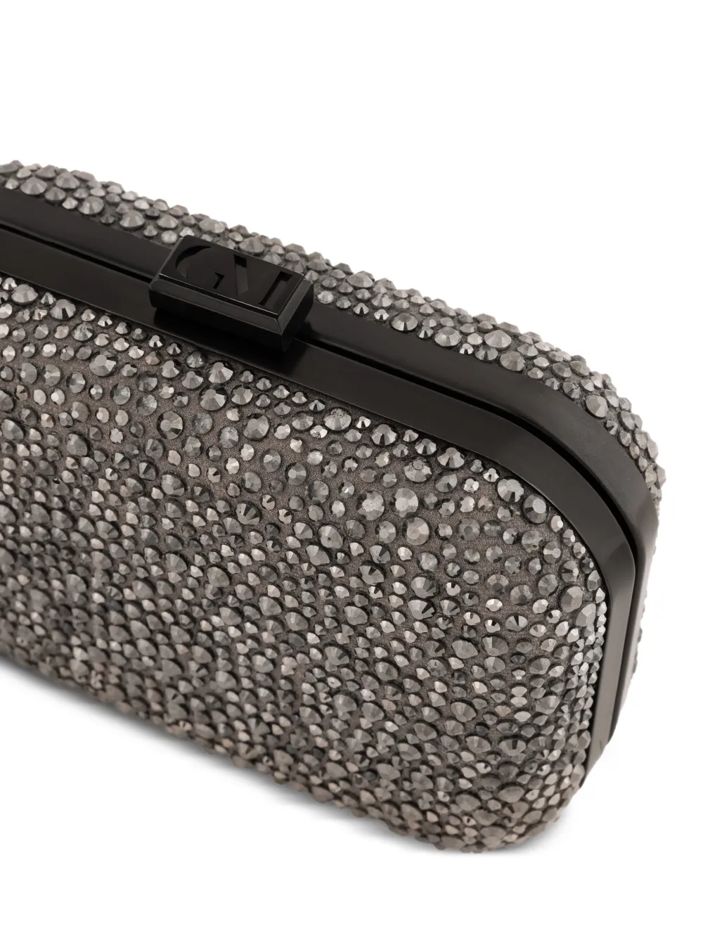 Gemy Maalouf Clutch verfraaid met kristallen Grijs