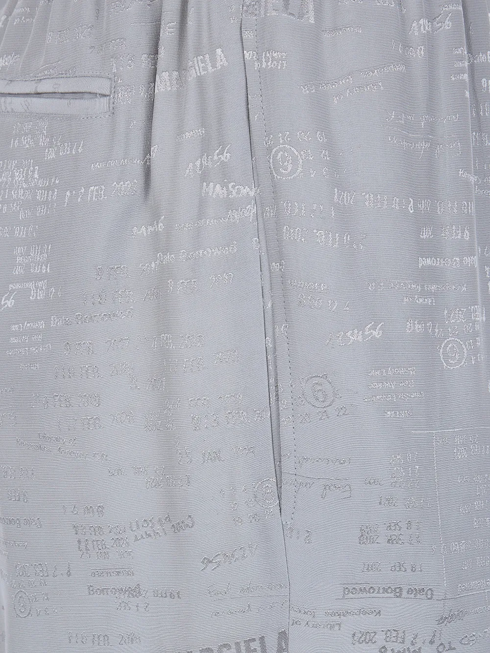MM6 Maison Margiela Straight broek Grijs