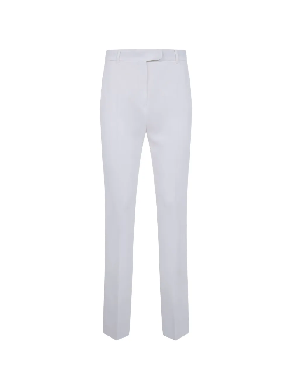 Max Mara concealed-fastening tailored trousers - Bianco