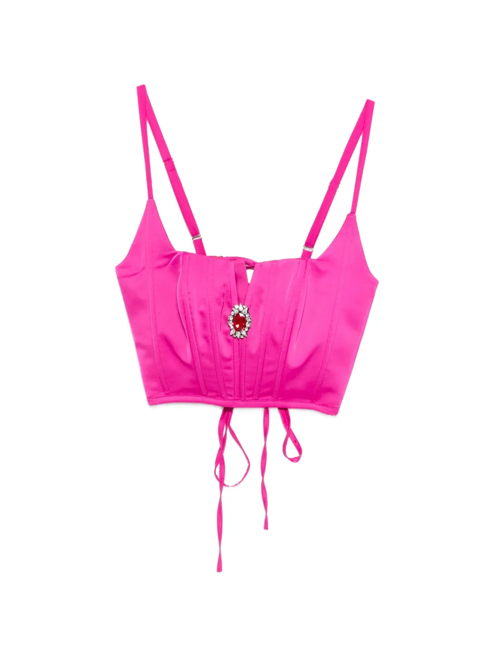 MITILIANE COUTURE Top con decorazione - Rosa