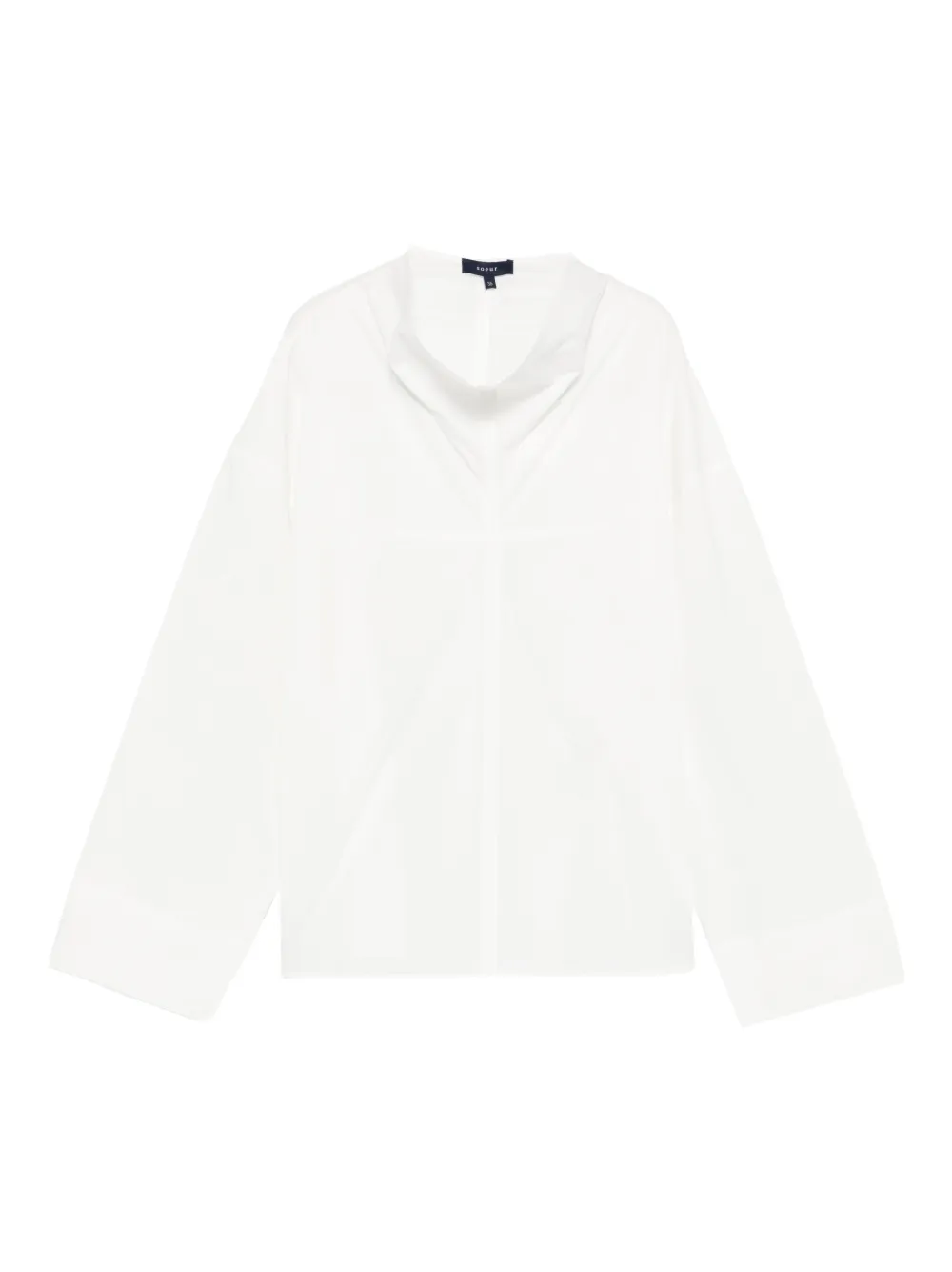 Soeur Umea funnel-neck blouse - Bianco