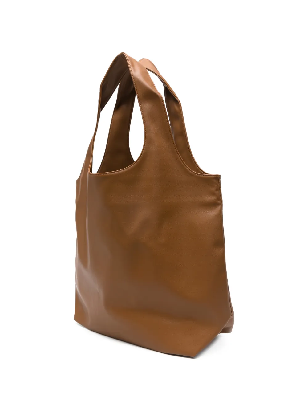  A.p.c. Logo Shopper Shoulder Bag - Brown 