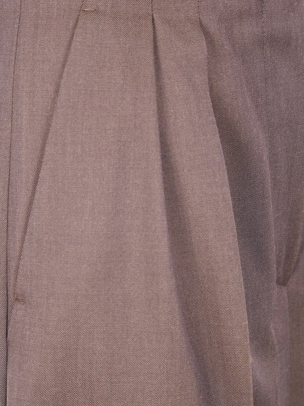  Max Mara Pleated High-waisted Trousers - Brown 