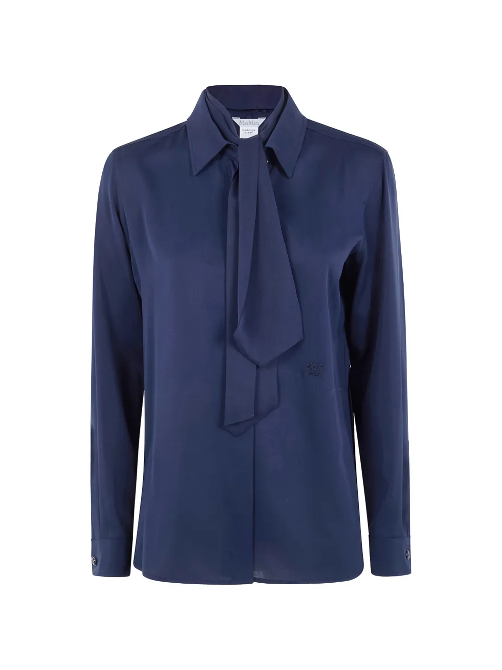 Max Mara tie shirt - Blu