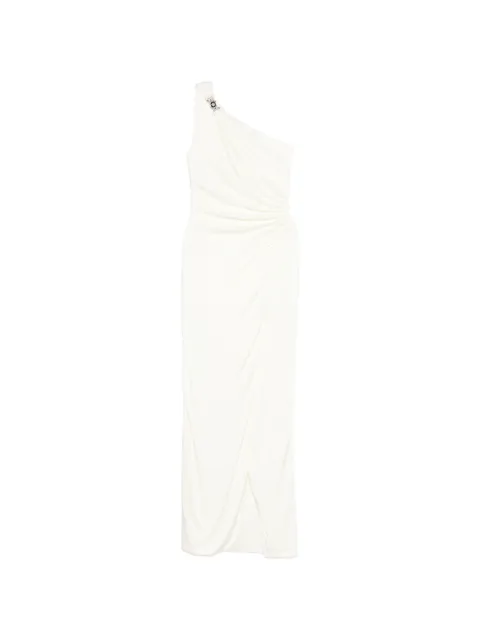 Versace embellishment one-shoulder maxi dress
