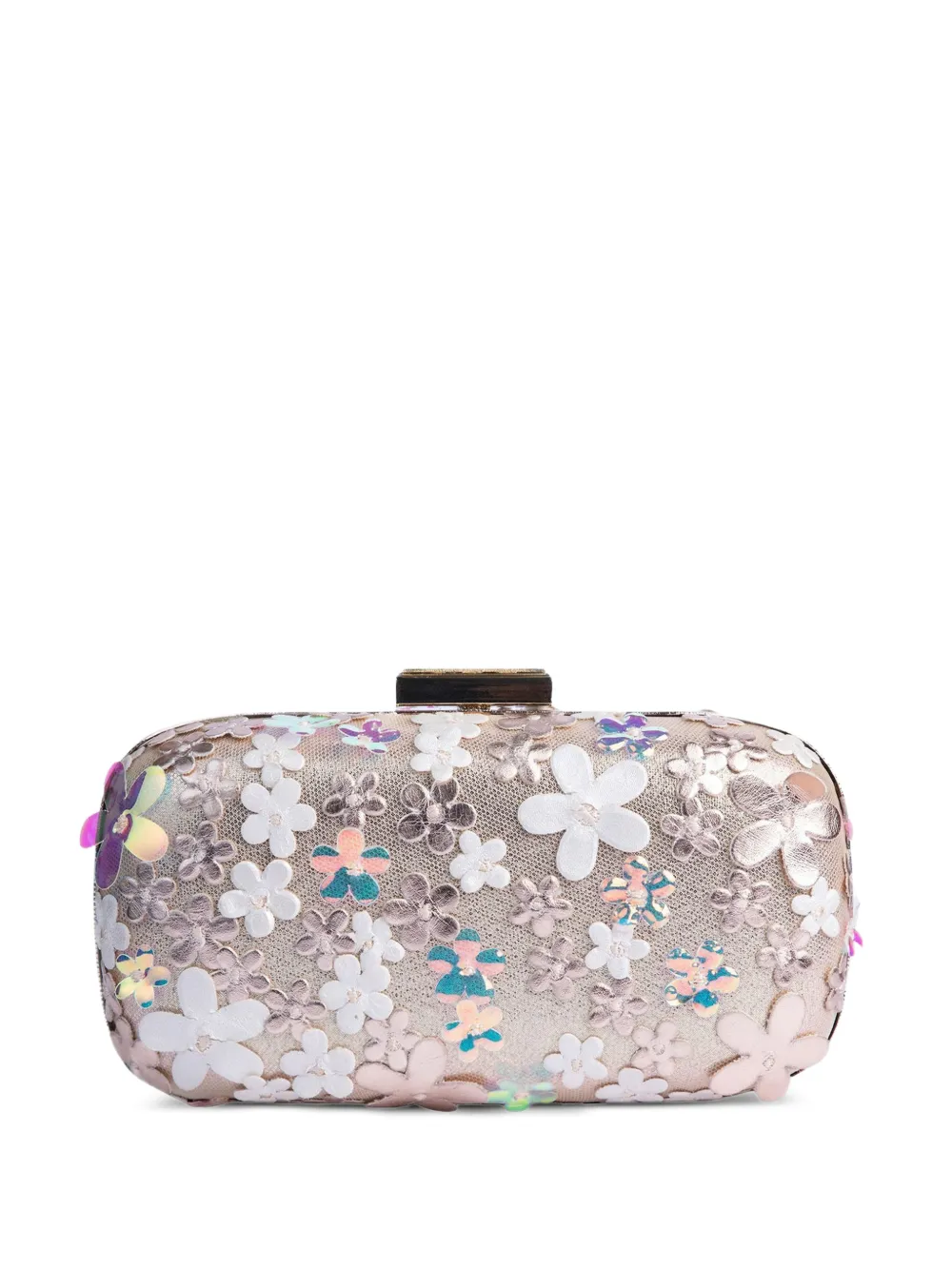 Gemy Maalouf Clutch a fiori - Rosa