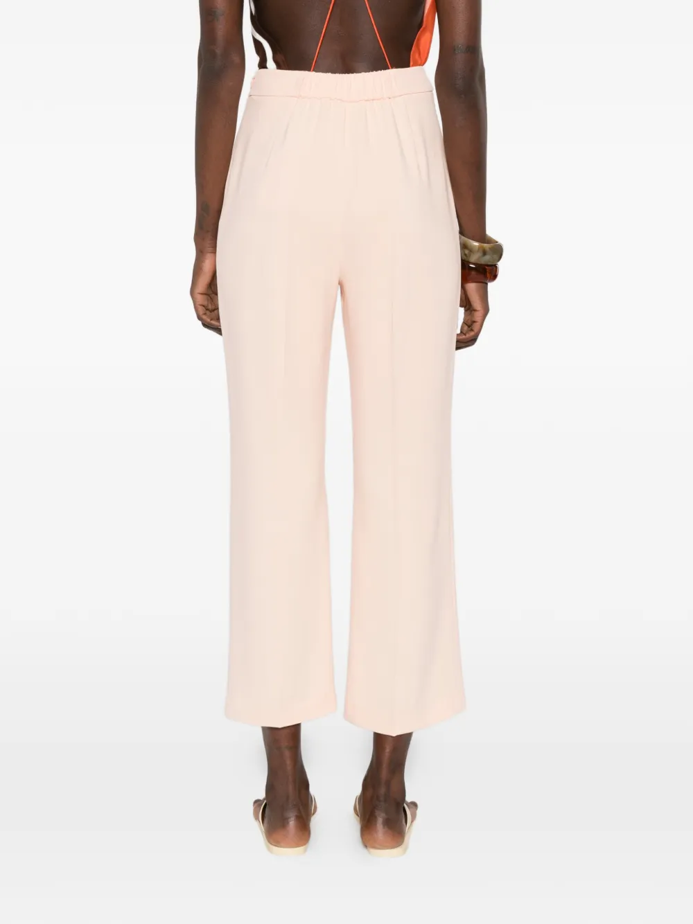 ETRO Broek met wijde pijpen Roze
