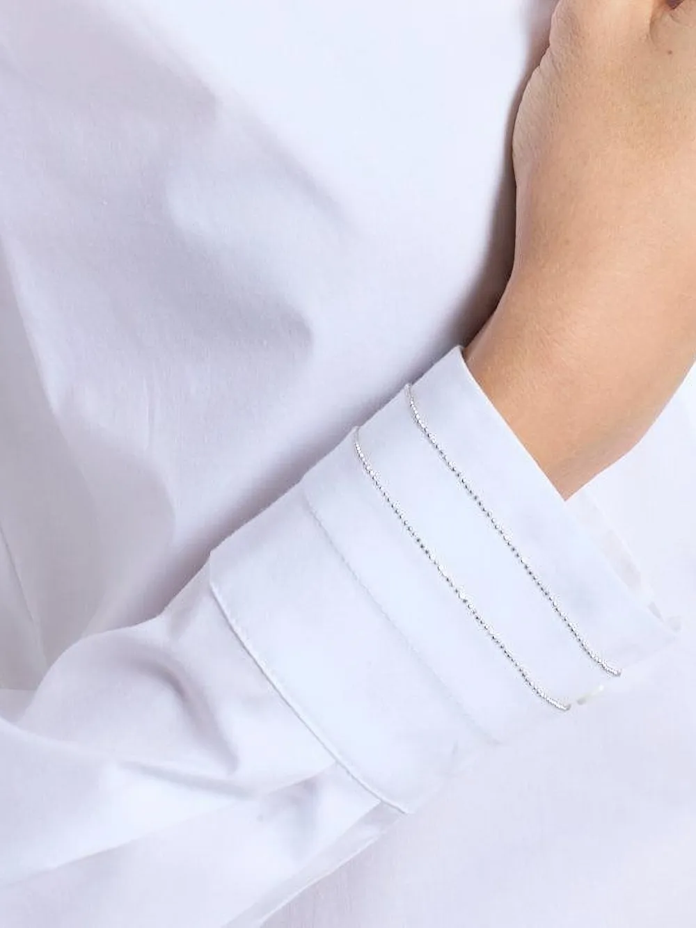 Peserico Geplooid blouse Wit