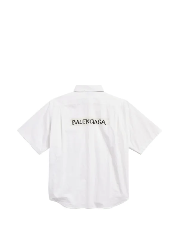 Balenciaga short-sleeve Shirt | White | FARFETCH ZA