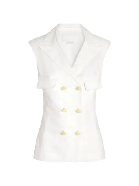 Genny double-breasted pocket vest