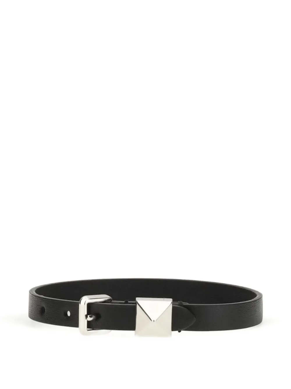 Valentino Garavani rockstud leather bracelet - Nero