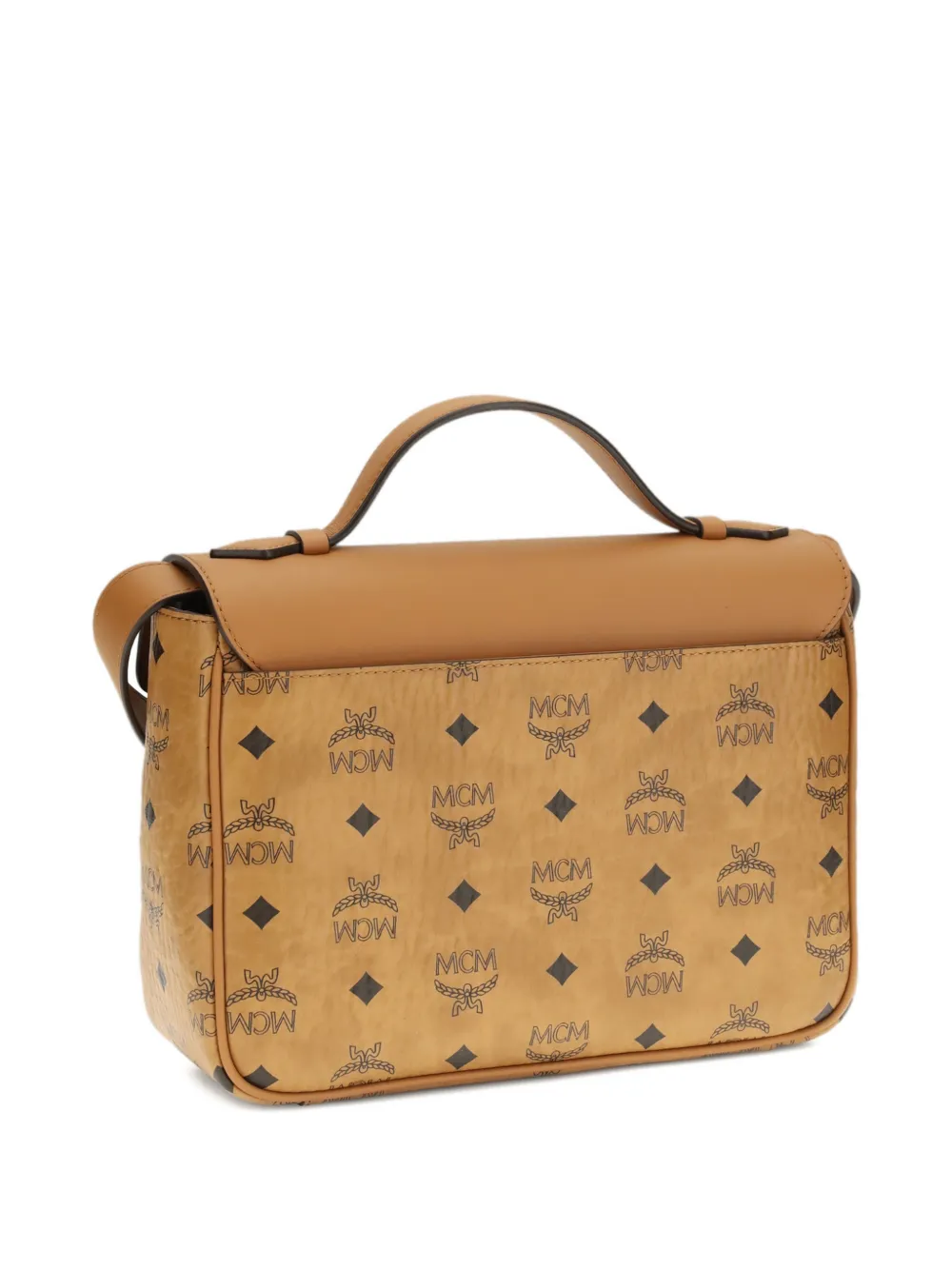  Mcm Medium Tracy Monogram Cross Body Bag - Neutrals 