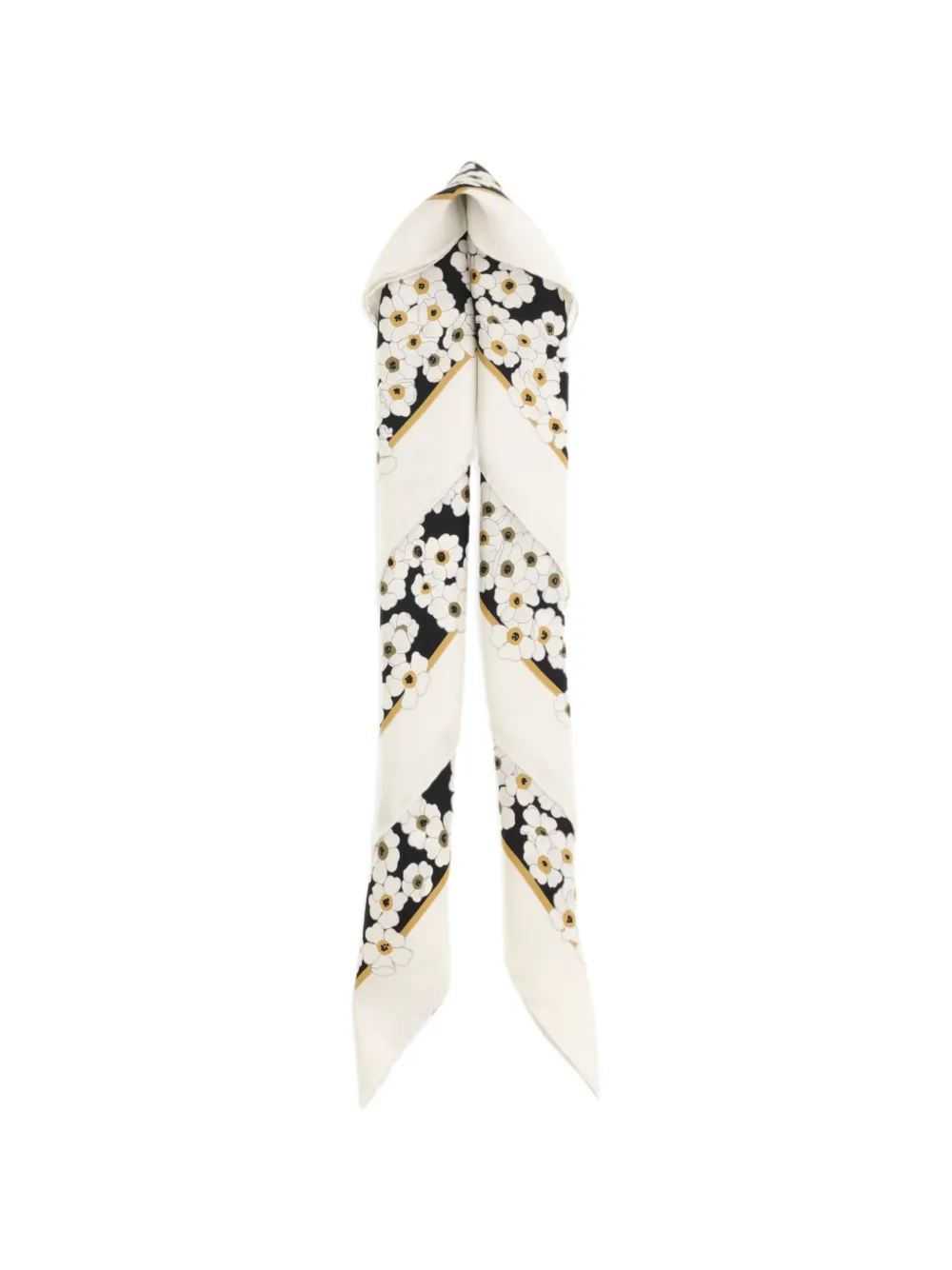 Valentino Garavani Sjaal met bloemenprint Beige