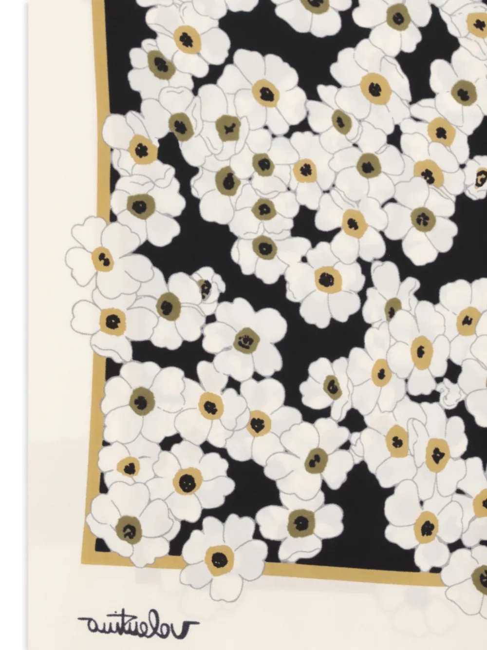 Valentino Garavani Sjaal met bloemenprint Beige