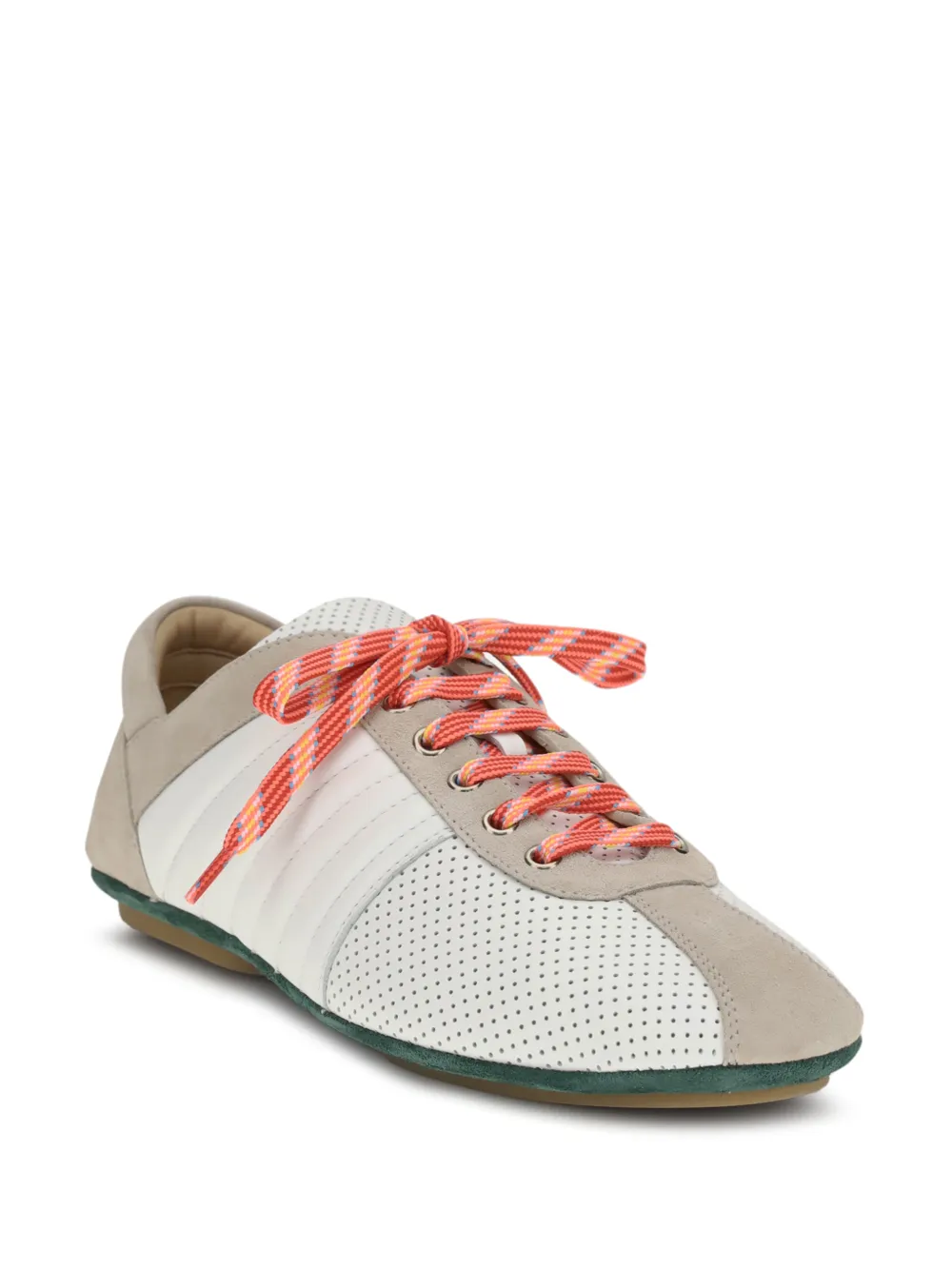 Valentino Garavani perforated logo-detail sneakers Wit