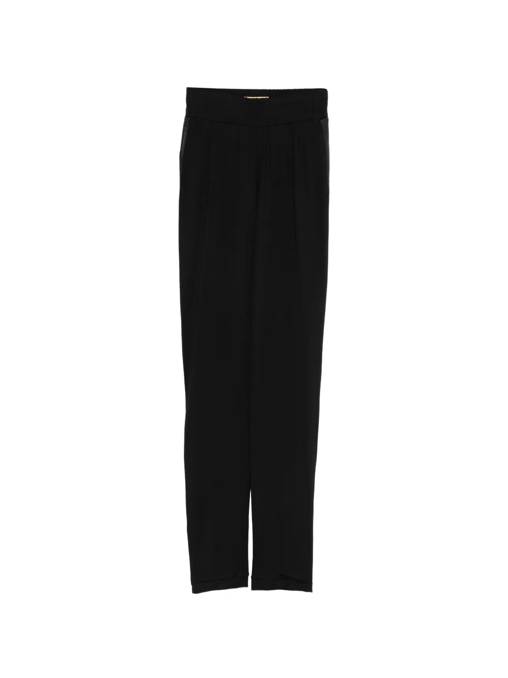 MITILIANE COUTURE Pantaloni con banda laterale - Nero