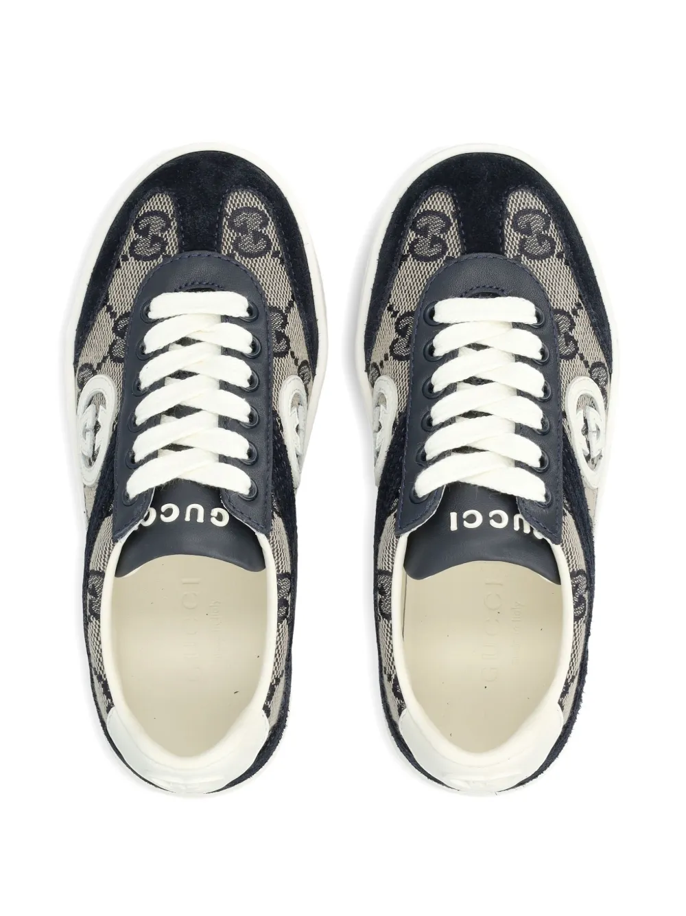 Gucci Kids G74 logo sneakers Blauw