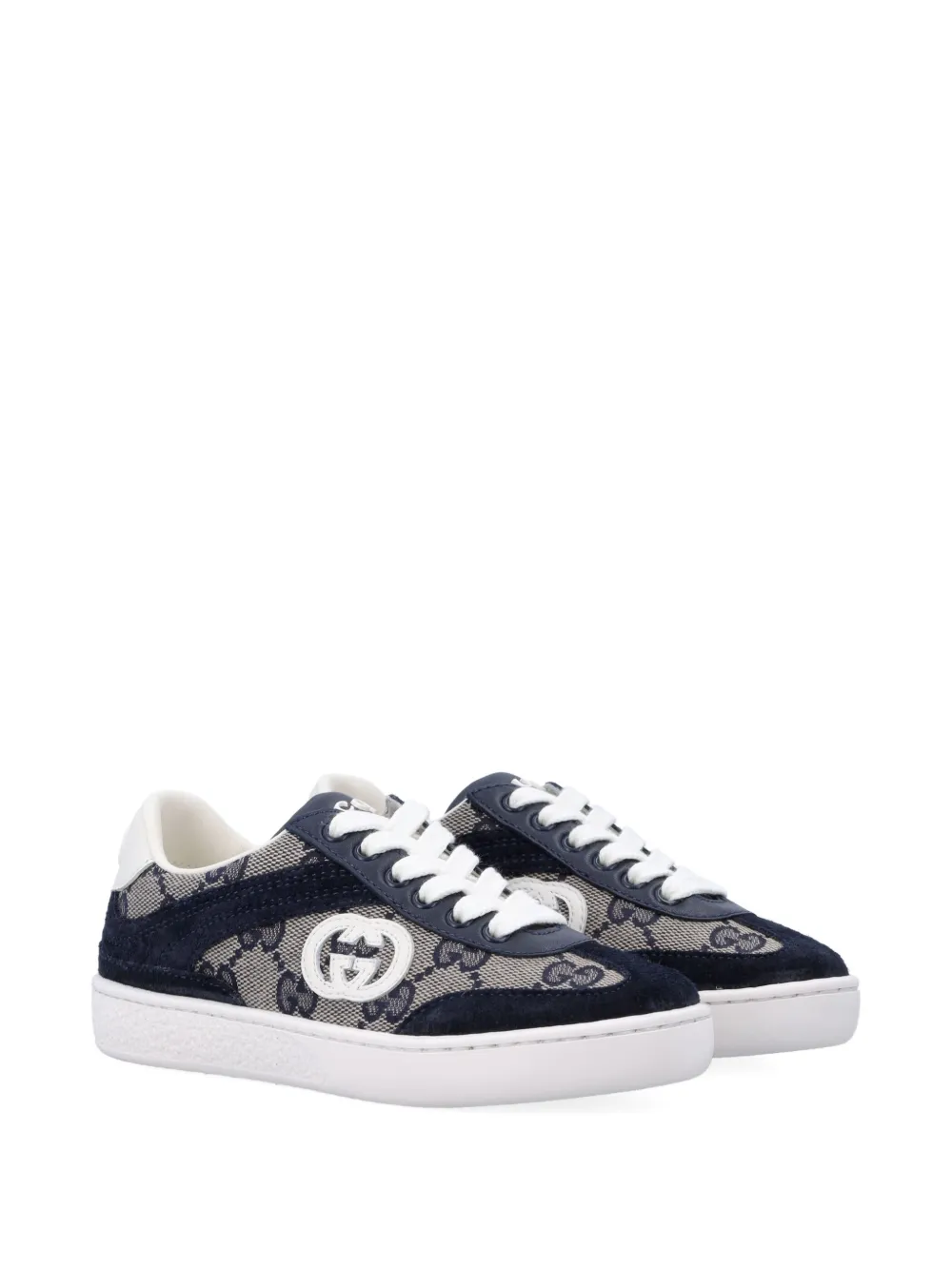 Gucci Kids G74 logo sneakers Blauw