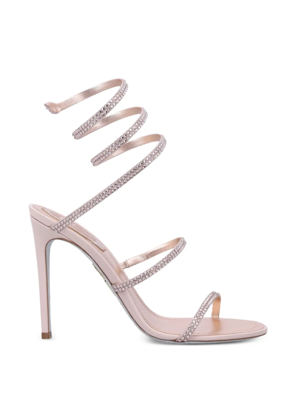 René Caovilla Cleo rhinestone spiral pumps - Rosa