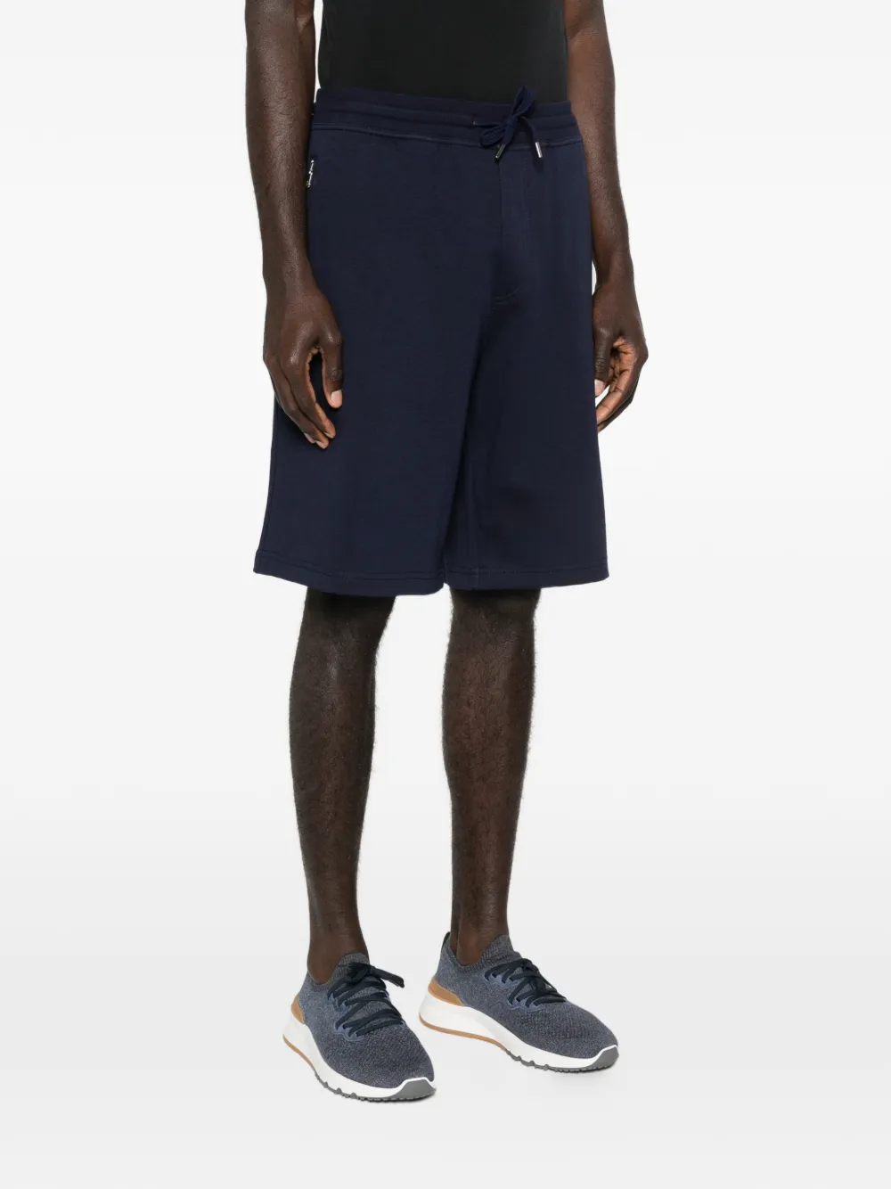  Brunello Cucinelli Zip Drawstring Trousers - Blue 
