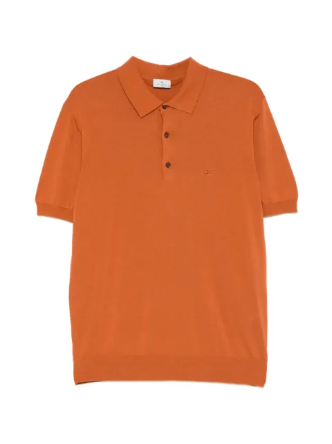 ETRO logo-embroidered polo shirt