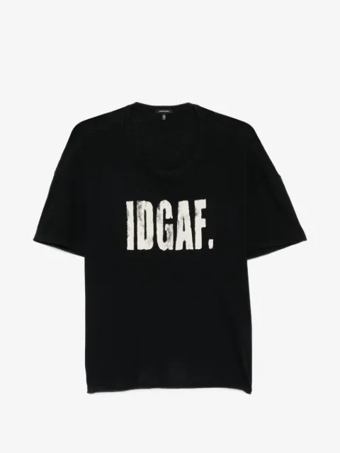 R13 I Don't Give A F graphic-print T-shirt