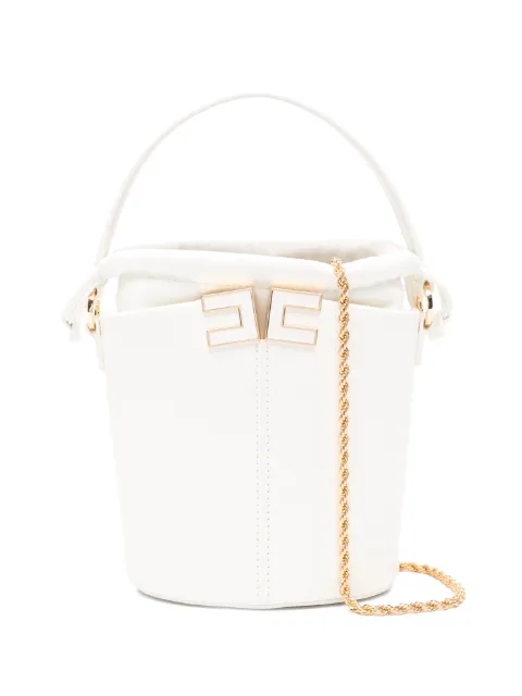 Elisabetta Franchi logo chain mini bag