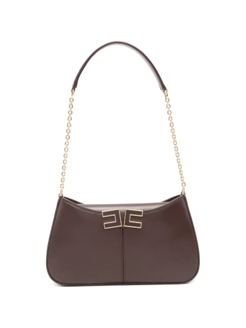 Elisabetta Franchi logo chain shoulder bag