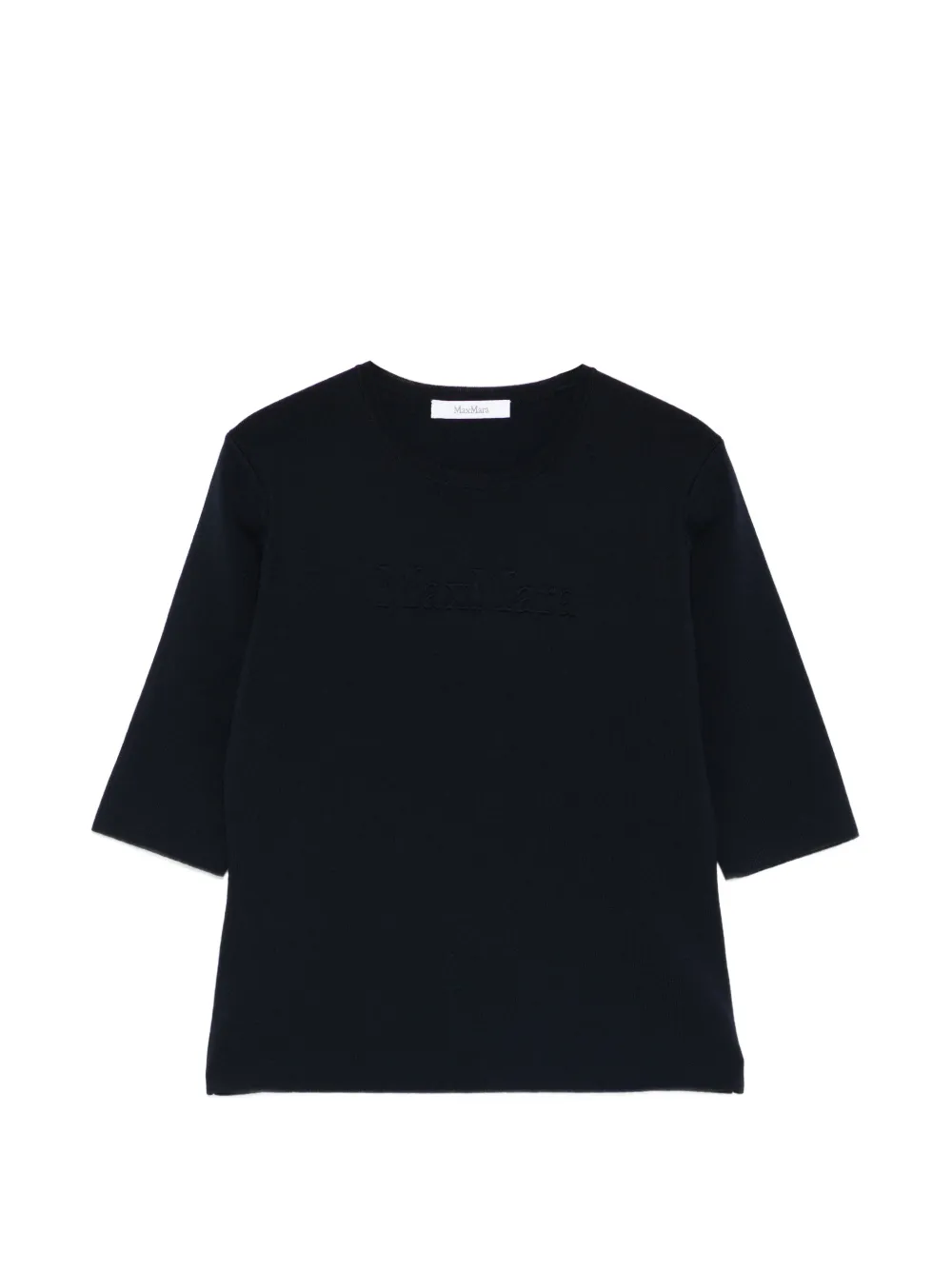 Max Mara embossed top - Blau