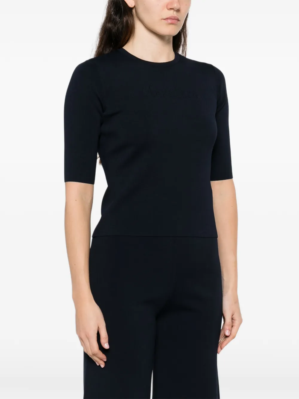  Max Mara Embossed Top - Blue 