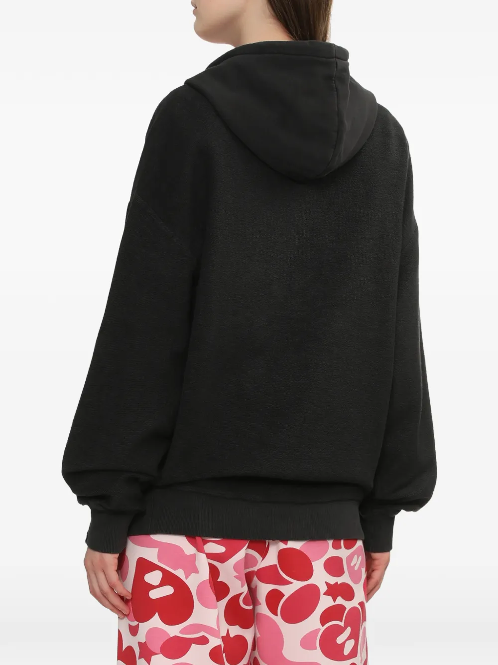 patch-pocket cotton Hoodie