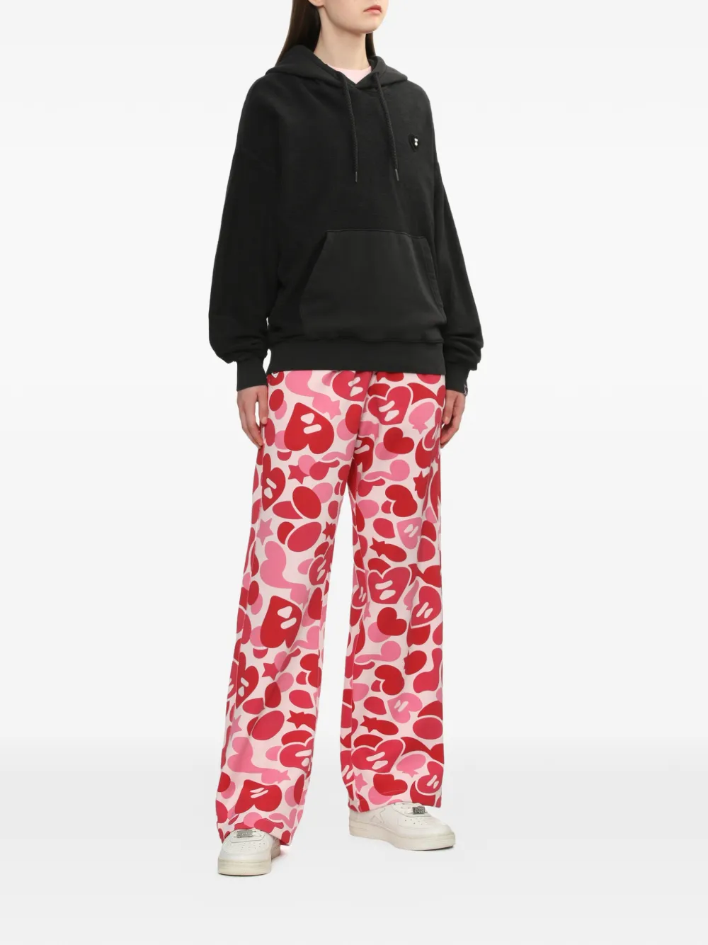  A Bathing Ape® Patch-pocket Cotton Hoodie - Black 