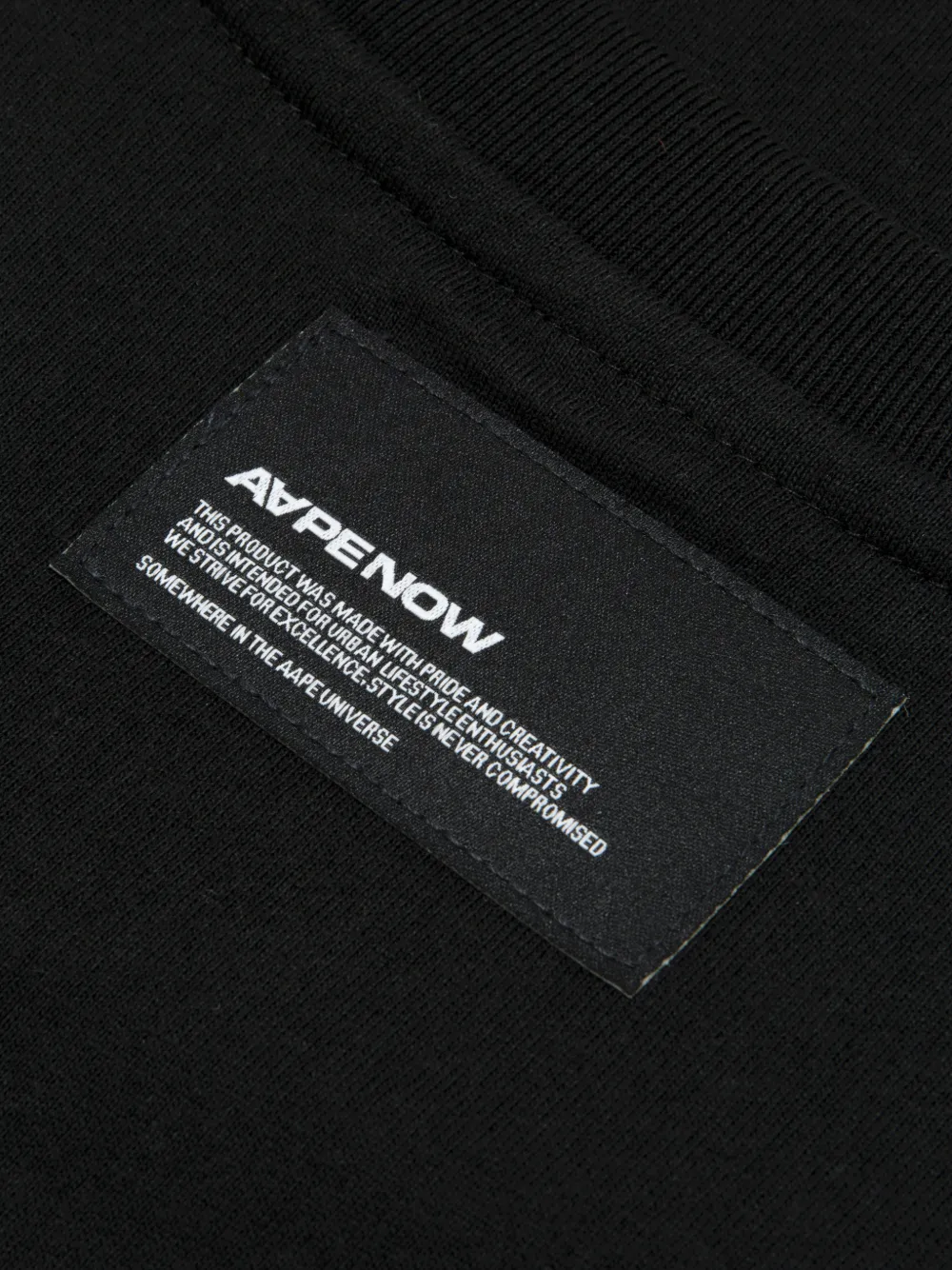 AAPE BY *A BATHING APE Aape heart sweater - Zwart