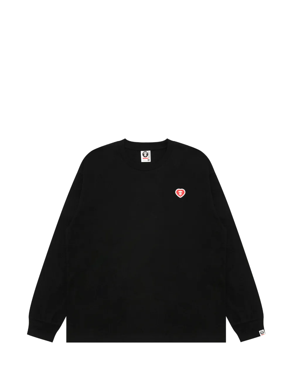 AAPE BY *A BATHING APE® Aape heart sweater – Black AAPE BY *A BATHING APE® Aape heart sweater – Black