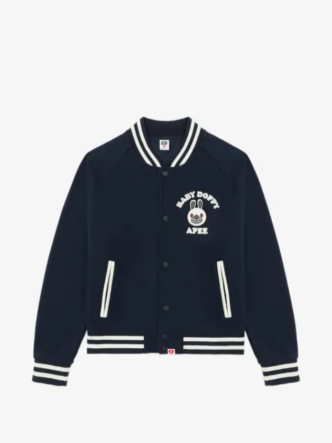 A BATHING APE® Apee varsity appliquéd knitwear