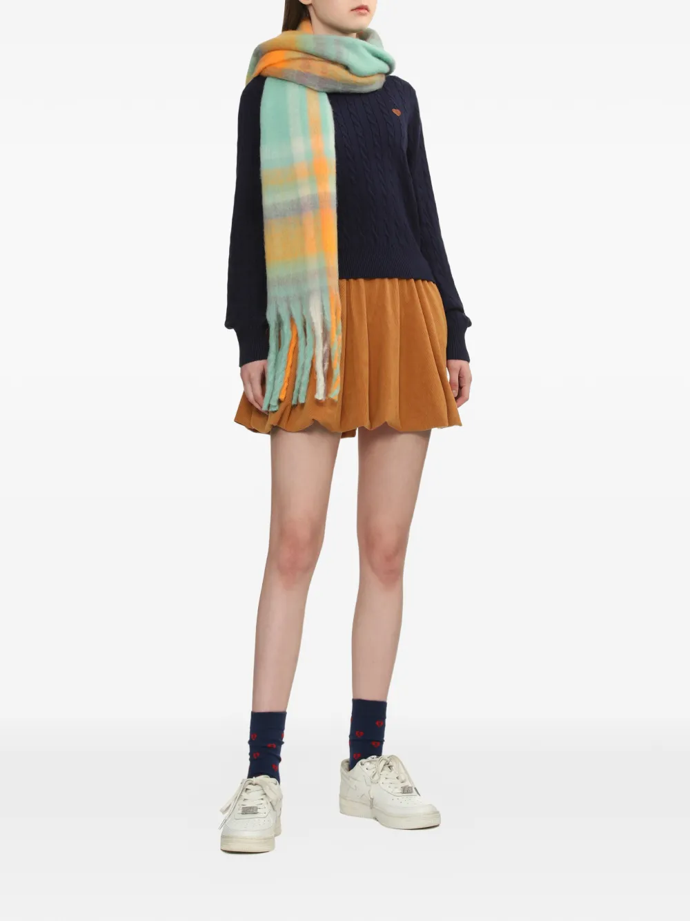  A Bathing Ape® Cable-knit Patch Sweater - Blue 