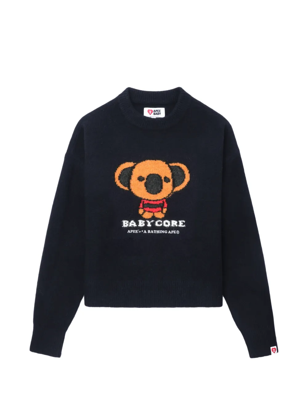 APEE™ by *A BATHING APE® koala-graphic sweater - Blu