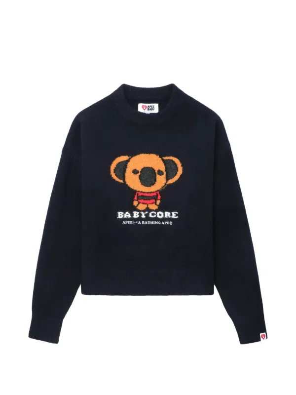 APEE™ By *A BATHING APE® コアラグラフィック セーター | ブルー