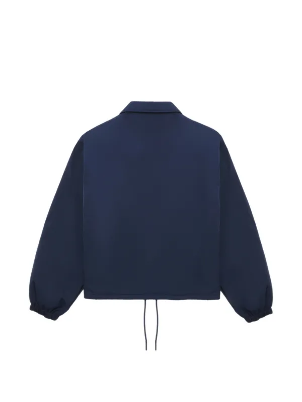 A BATHING APE ネイビー ジップアップジャケット A BATHING APE® heart-appliqué Jacket | Blue | FARFETCH ZA