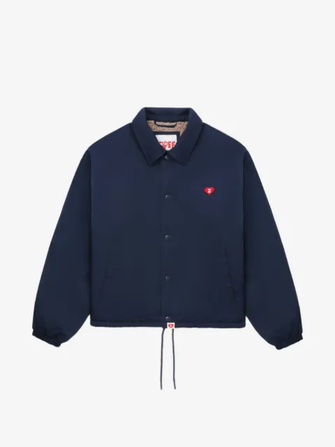 A BATHING APE® heart-appliqué jacket