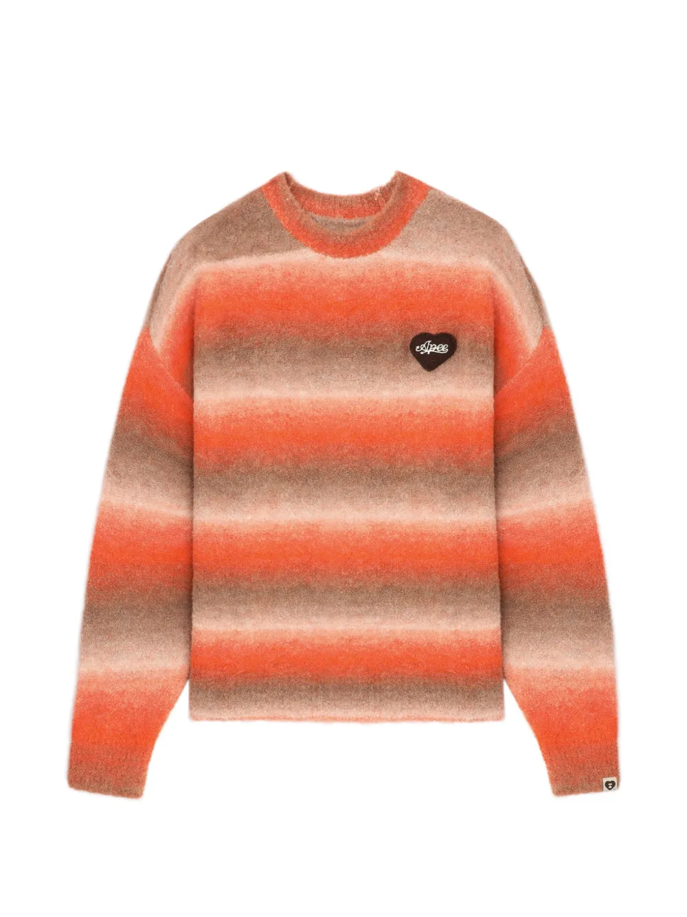APEE™ by *A BATHING APE® Spray Dye sweater - Orange