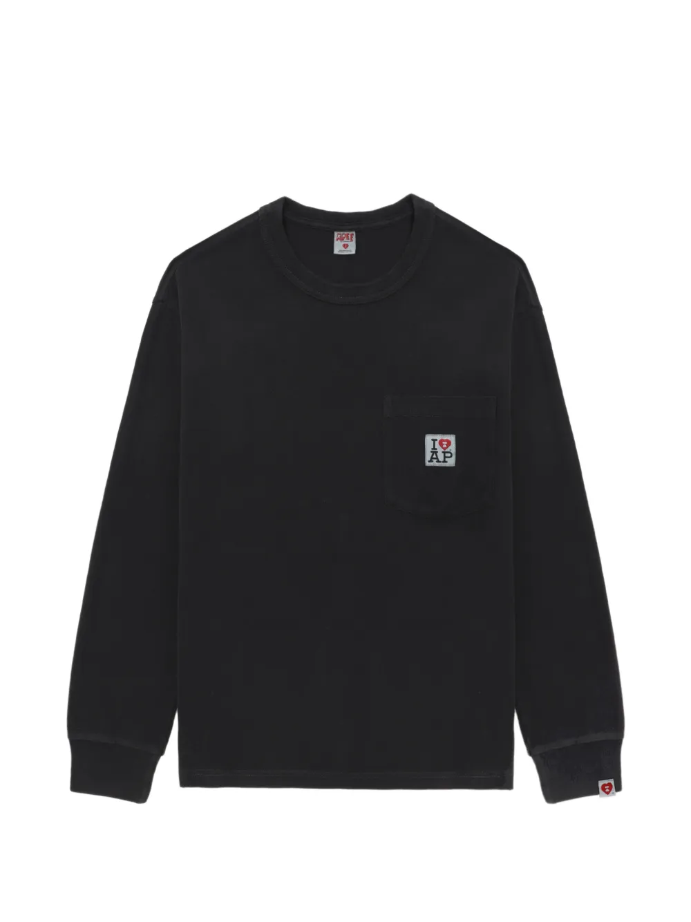 APEE™ by *A BATHING APE® pocket long-sleeve T-shirt - Nero