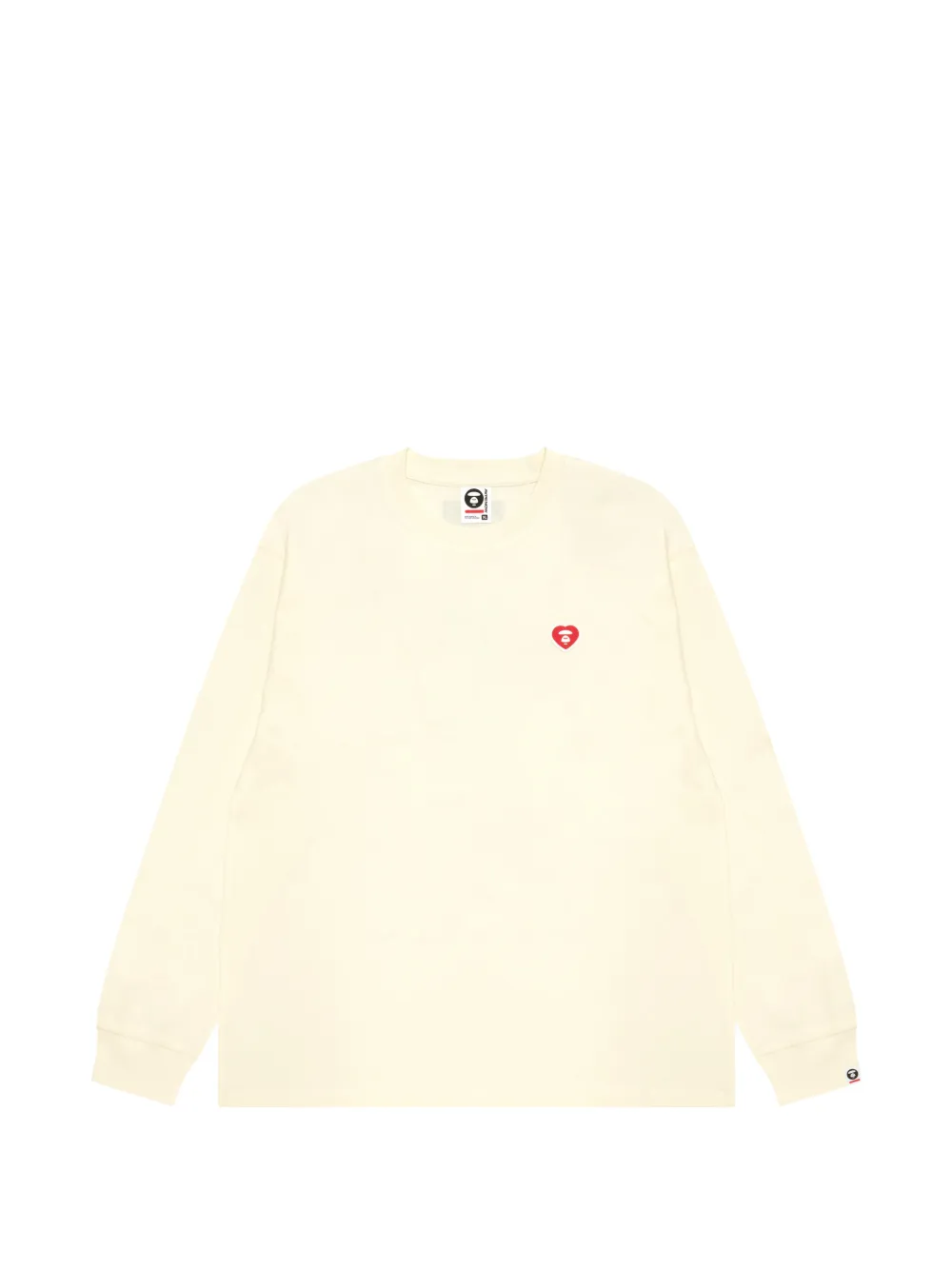 AAPE BY *A BATHING APE® Human Made long-sleeve T-shirt - Toni neutri