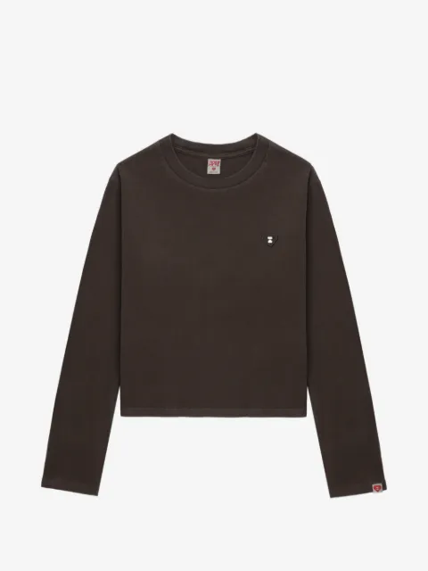 A BATHING APE® long sleeve appliqué T-shirt