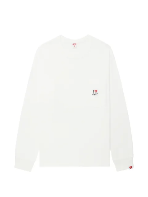 A BATHING APE® t-shirt à motif et poche